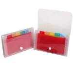 Trieur valisette plastique Exacompta à soufflet 6 divisions incolore