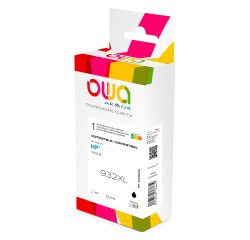 Cartucho Owa compatible con HP 932XL negro