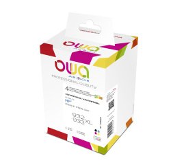 Pack cartridges Armor compatible with HP 932XL and 933XL 4 colours for inkjet printer