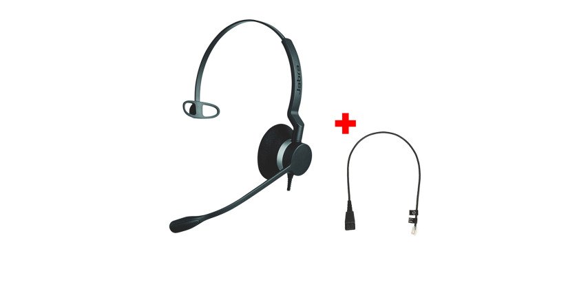 Jabra Biz 2300 Headset mit Kabelmikrofon Mono - QD