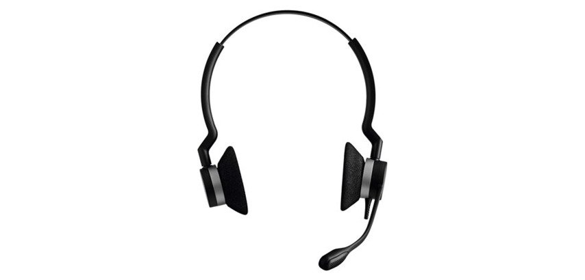 Jabra Biz 2300 Duo Headset mit Kabel-Dual-Mikrofon - QD