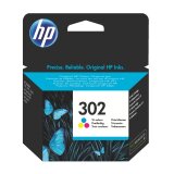 Cartouche HP 302 3 couleurs pour imprimante jet d'encre