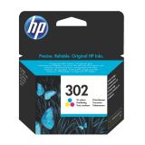 HP 302 Cartucho original tricolor (165 páginas)