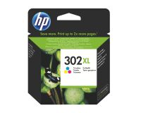 HP 302XL Cartucho original tricolor de alta capacidad (330 páginas)