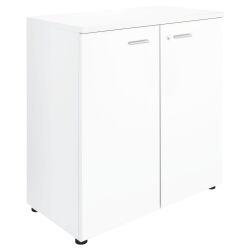 Armoire basse Essenzza/ Darwin  H 89 x L 86 x P 45 cm portes battantes