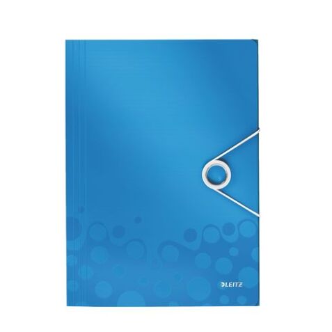 Folder with elastic band 3 flaps Wow Leitz 23.5 x 32 cm back 2,5 cm