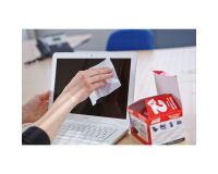 Toallitas húmedas de pantallas de cristal líquido y dispositivos portátiles E-net - caja de 25