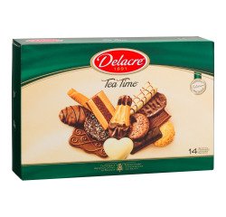 Assortiment de biscuits Tea-Time Delacre - Boîte 500 g