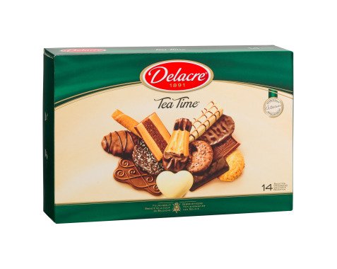 Gâteaux assortiment Delacre Tea Time - Boîte 500 g sur maxiburo.fr