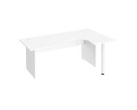 Scrivania compatta base legno pieno con allungo Excellens