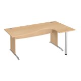 Bureau compact piètement L bois Bruneau Excellens