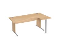 Compact desk with L-shaped legs, Bruneau Excellens Wood