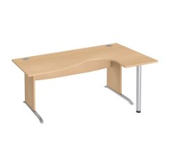 Compact desk with L-shaped legs, Bruneau Excellens Wood