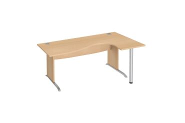 Bureau compact piètement L bois Bruneau Excellens