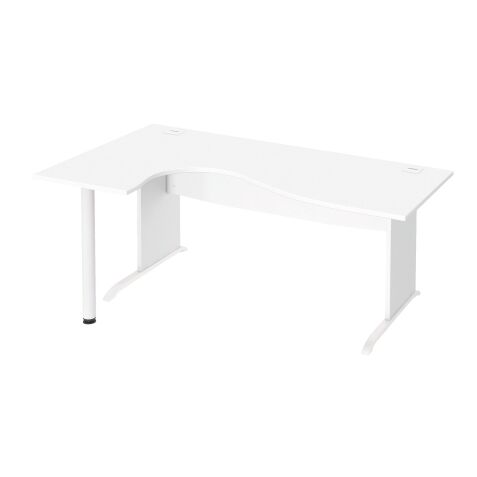 Bureau compact L 180 cm retour gauche piètement L Essens