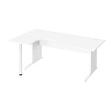 Bureau compact L 180 cm retour gauche piètement L Essens