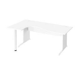 Compacte werkpost met een L-vormig onderstel in hout Bruneau Excellens