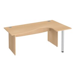 Bureau compact piètement plein bois Bruneau Excellens