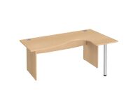 Bureau compact piètement plein bois Bruneau Excellens