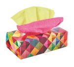 Mouchoirs Red Label bicolores Renova - Boite de 80