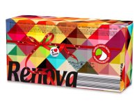 Triple-ply tissues Renova Red Label two-tone - Box of 80