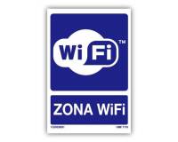 Señal  Zona Wifi PVC 21x30cm