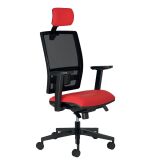<strong>BRUNEAU ACTIV' chair pack with permanent contact mechanism + adjustable armrests + headrest</strong>