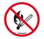 Señal Adhesiva " Prohibido Encender Fuego "