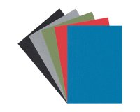 Cubiertas para encuadernar cartón símil cuero 270 g A4 - Paquete de 100 unidades