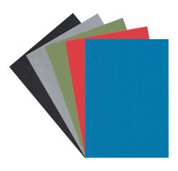 Cubiertas para encuadernar cartón símil cuero 270 g A4 - Paquete de 100 unidades