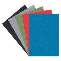 Pack von 100 Dokumentenhüllen aus Wellpappe 270 g Clairefontaine - farbig sortiert