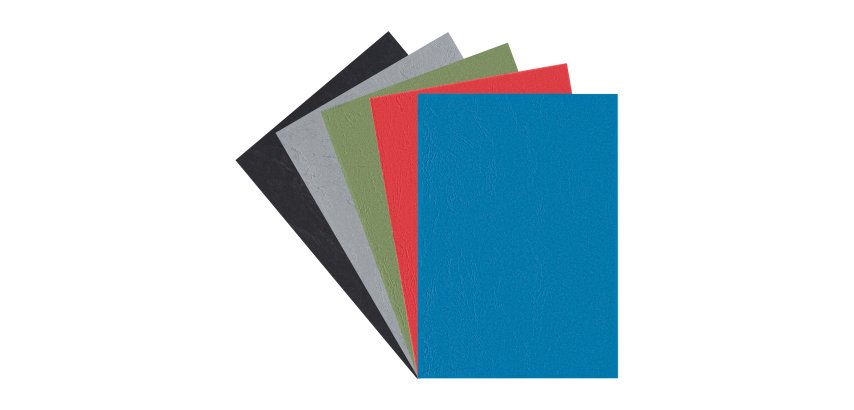 Pack von 100 Dokumentenhüllen aus Wellpappe 270 g Clairefontaine - farbig sortiert