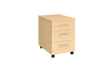 Drawer cabinet height 58 cm wood 3 drawers Arko beech