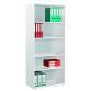 Bibliothèque haute bois H 182 x L 80 cm Teamline