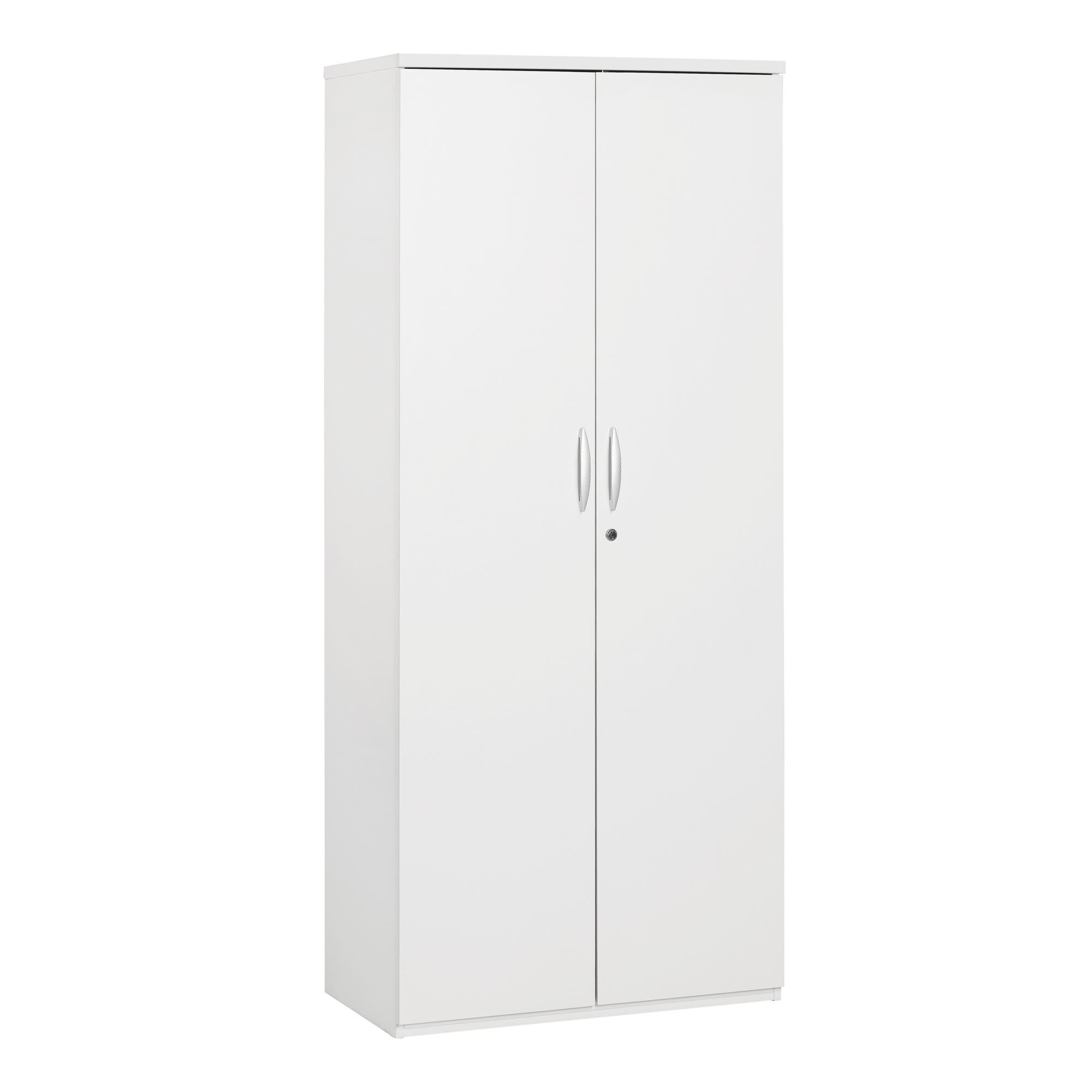 Armoire haute bois H 182 x L 80 cm portes battantes Arko