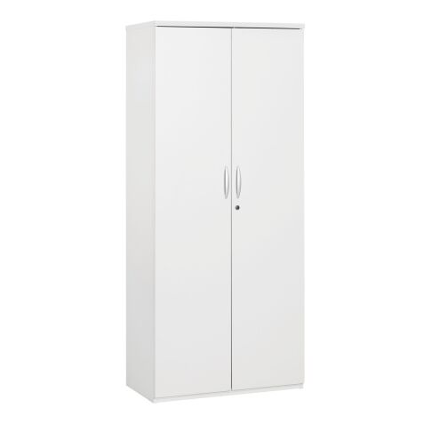 High cupboard wood H 182 x W 80 cm swinging doors Arko