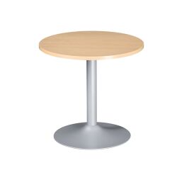 <table>Meeting round table metal column base Excellens</table>