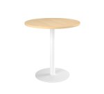 Round meeting table with metal column base Excellens