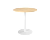 Mesa redonda 80 cm haya - pata columna aluminio Excellens