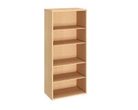 Bibliothèque haute bois H 182 x L 80 cm Teamline