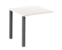 Retour suspendu L 80 x P 60 cm blanc Exprim