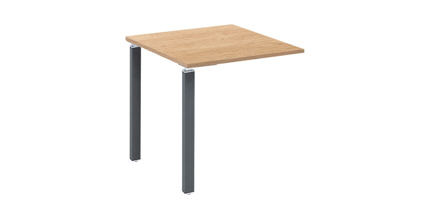 Rückhängung L 80 x T 60 cm für den geraden Schreibtisch Eden
