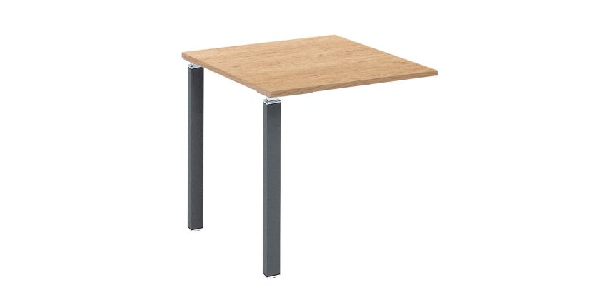 Retour suspendu L 80 x P 60 cm chêne clair Exprim