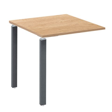 Extensión Eden Ancho 80 cm Roble claro patas antracitas