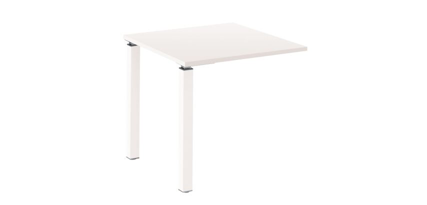 Retour suspendu L 80 x P 60 cm blanc Exprim
