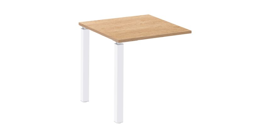 Retour suspendu L 80 x P 60 cm pour bureau droit Eden