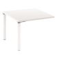 Retour suspendu L 100 x P 60 cm pieds métal tube Eden