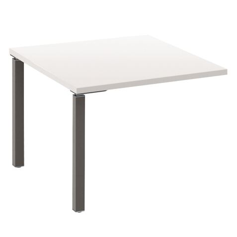 Retour suspendu L 100 x P 60 cm pieds métal tube Eden