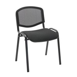 Meeting chair with back in mesh