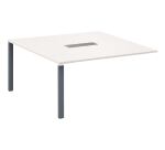 Module d'extension Eden L 140 x P 140 cm pour table de réunion modulable Eden